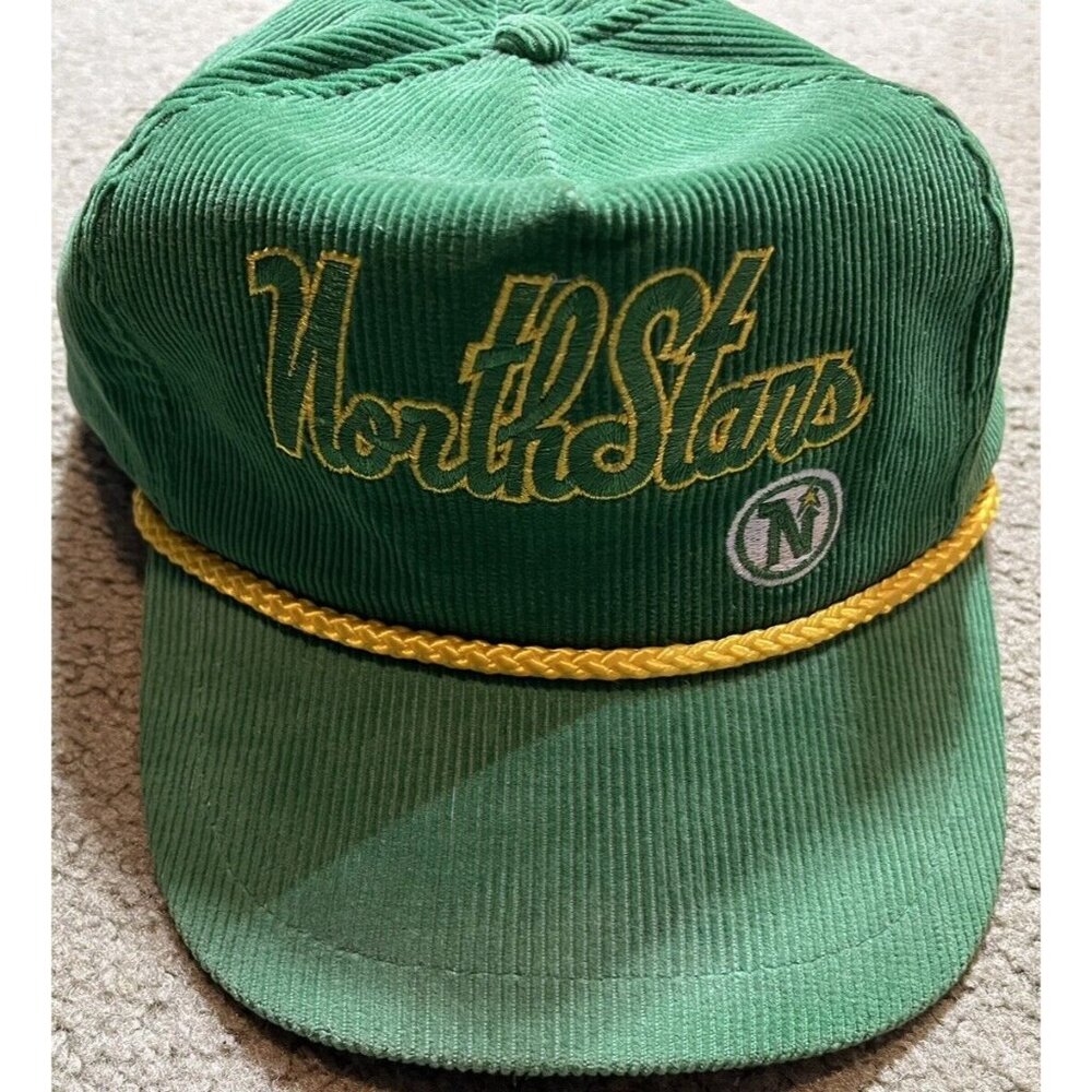 Xmnt 1980’s Minnesota North Stars Nhl Hockey Green Hat Sports Nhl Universal Osfa View 2